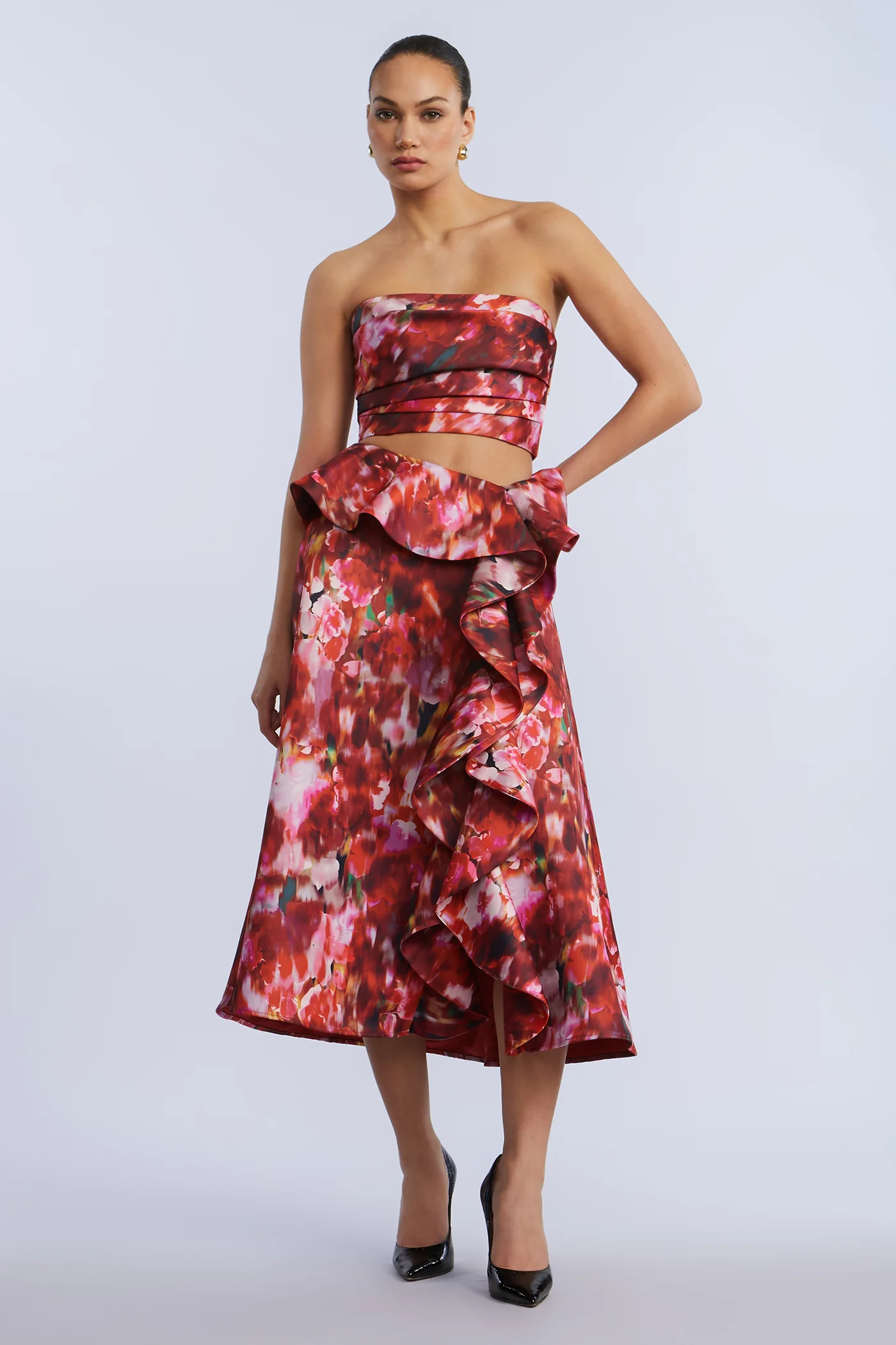 Pleated Satin Bustier - Builderot