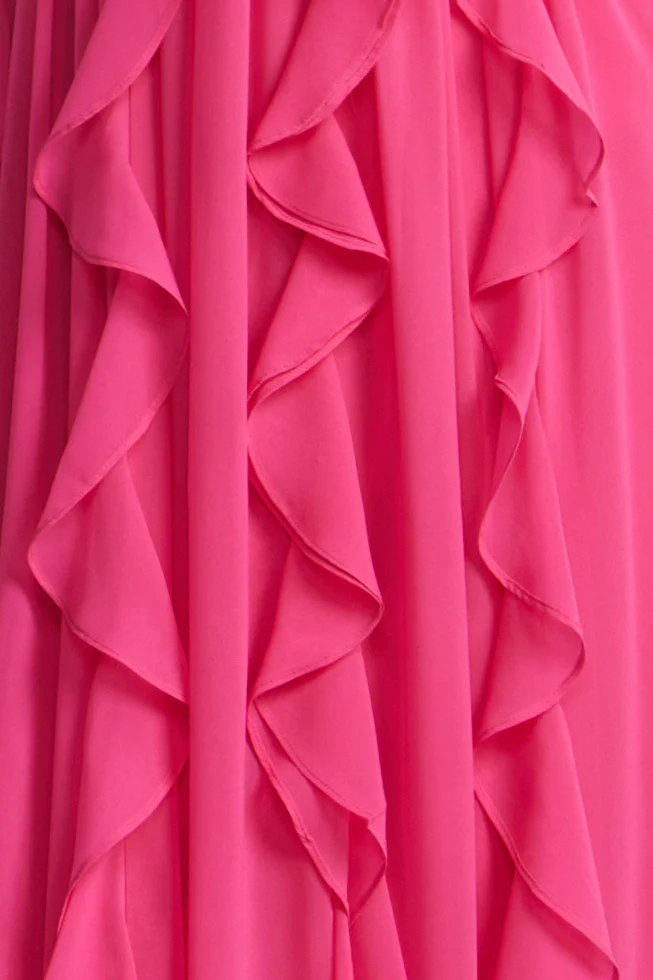 Ruffle Chiffon Gown - Builderot