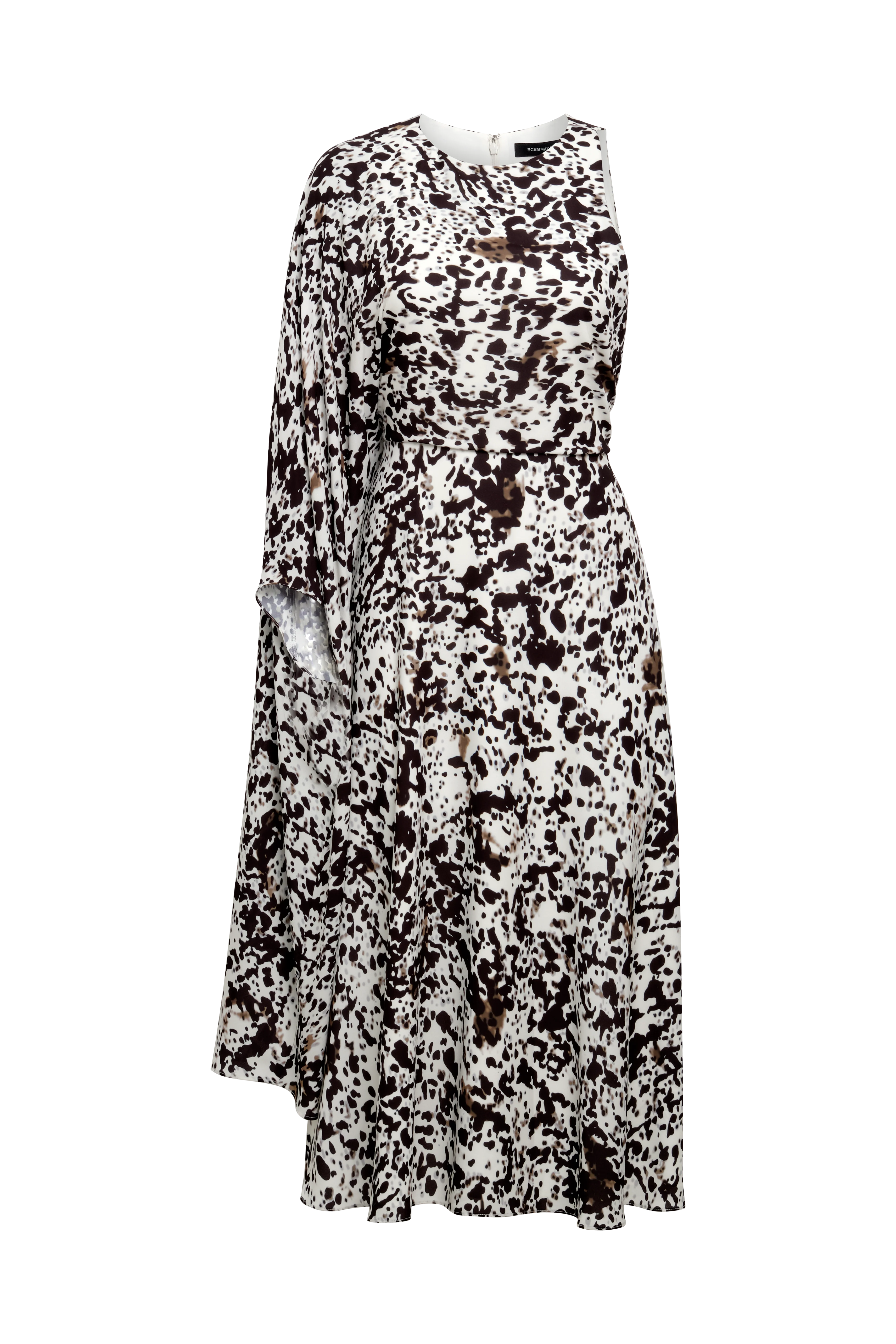 One Sleeve Midi Dress - Builderot