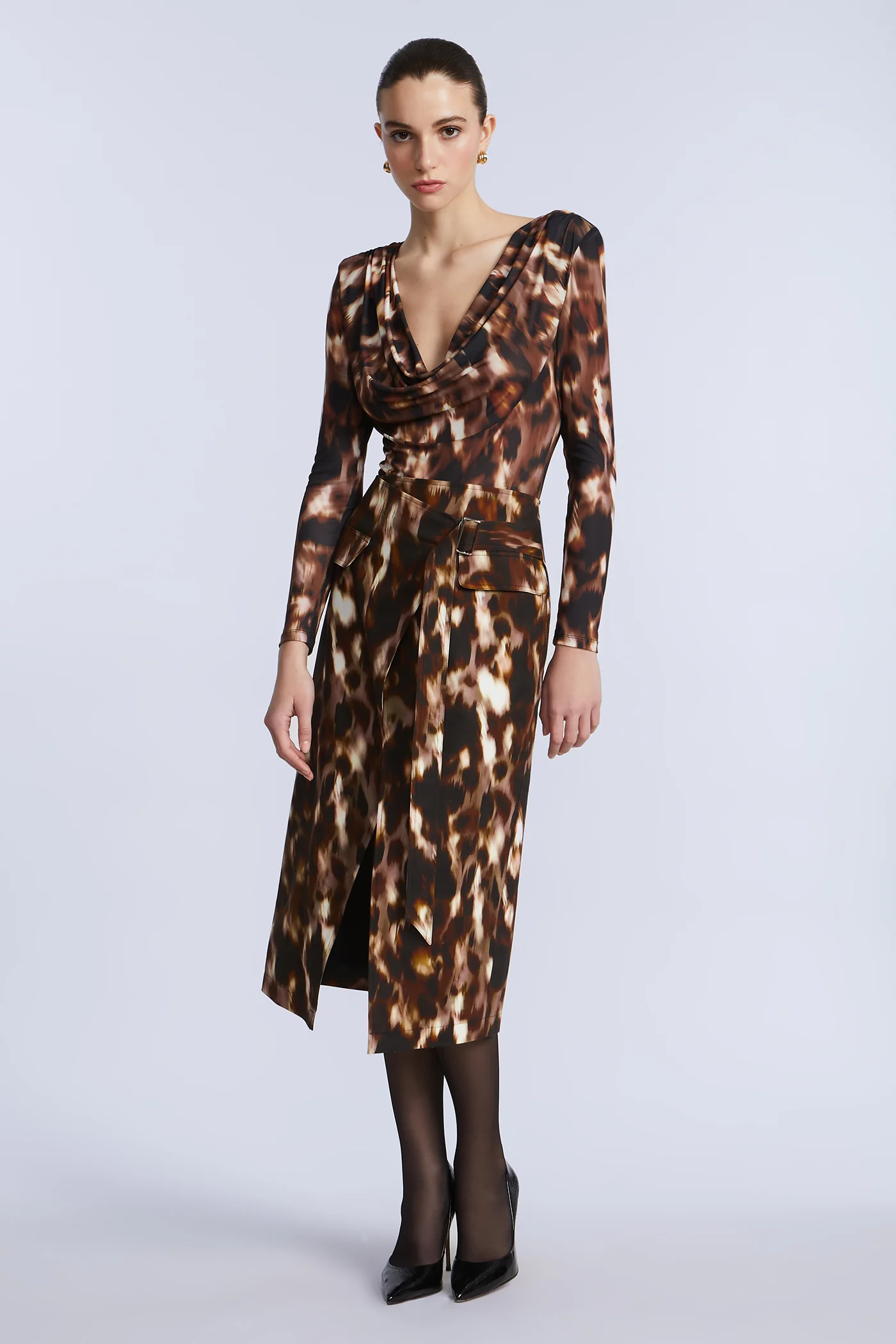 Overlap Midi Skirt - Builderot