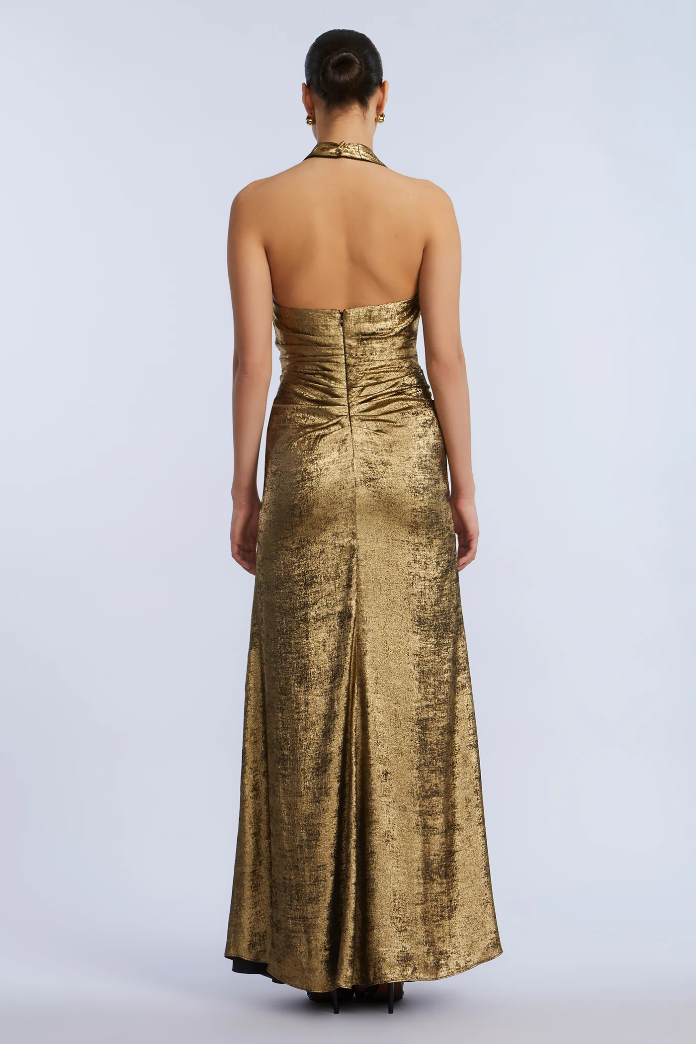 Lame Halter Gown - Builderot