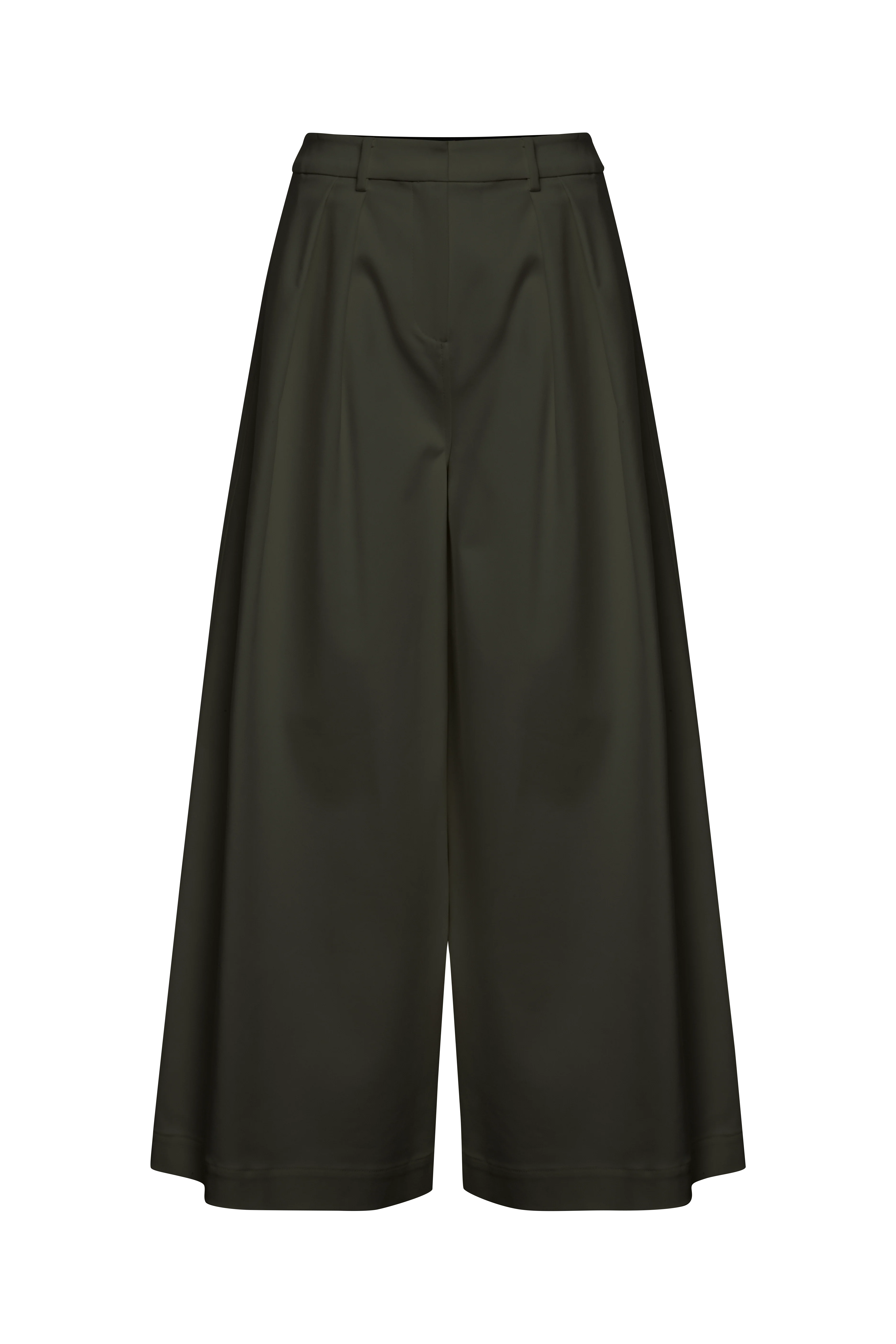 Pleated Front Crop Pant - Builderot