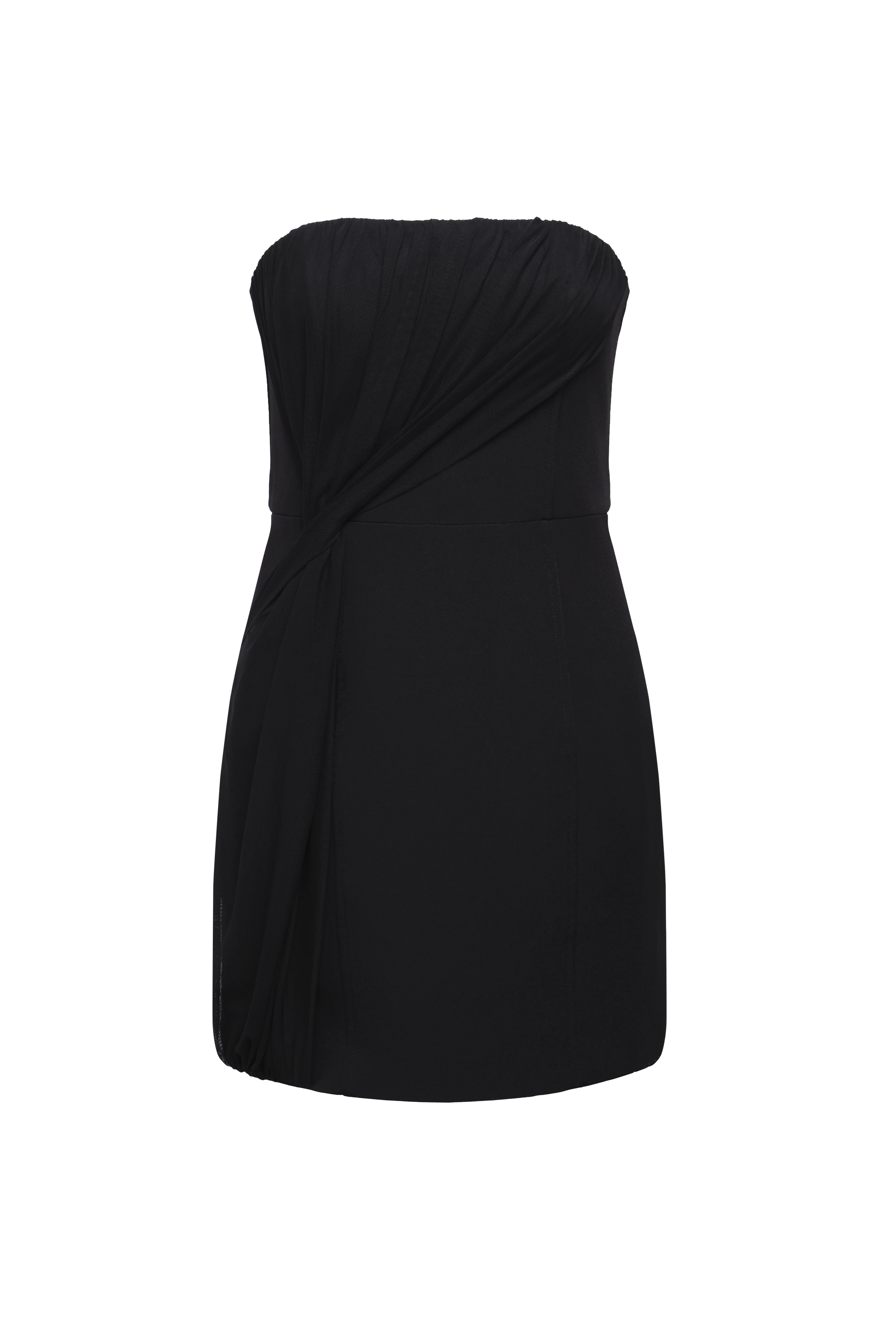 Draped Tulle Crepe Cocktail - Builderot