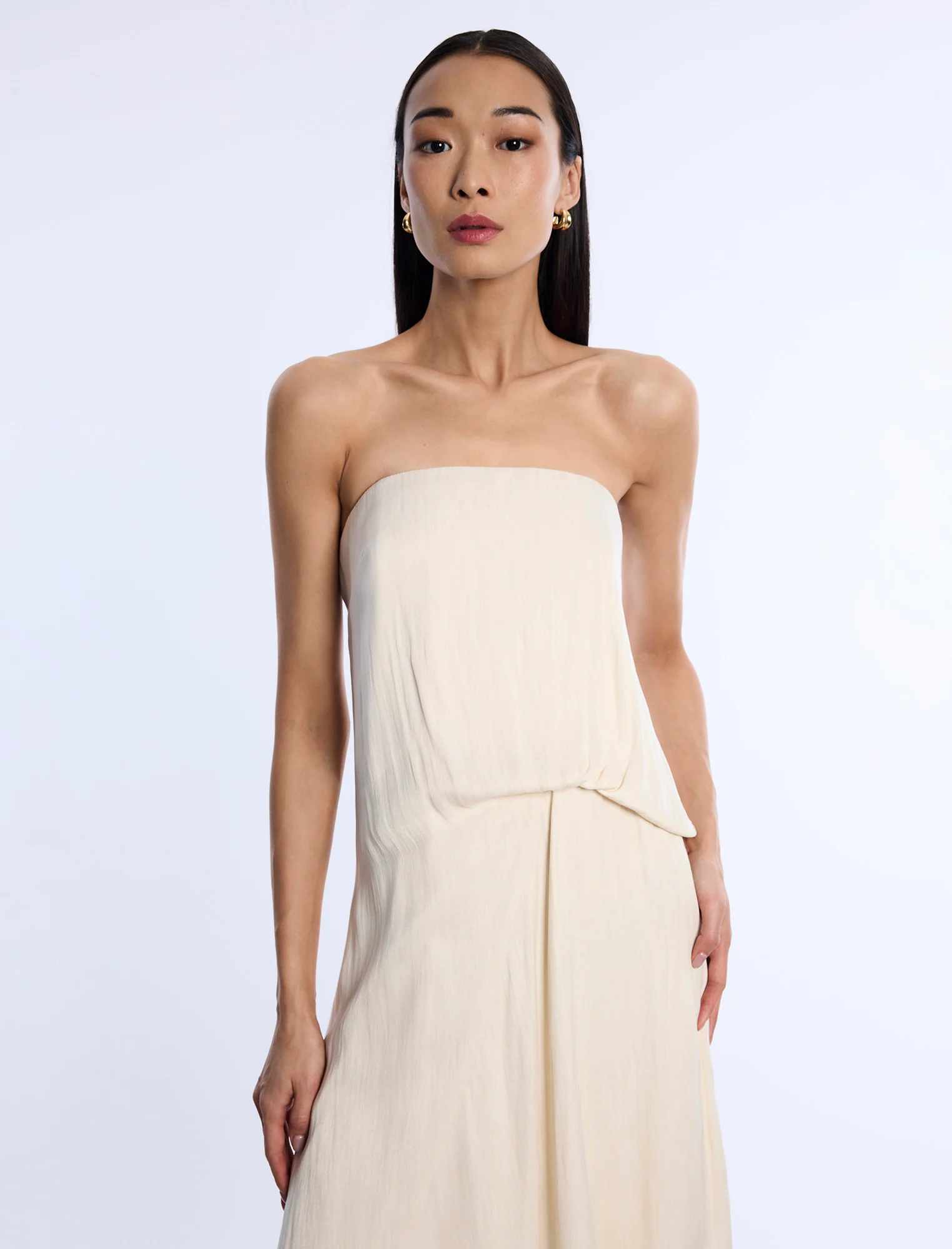 Strapless Drape Dress - Builderot