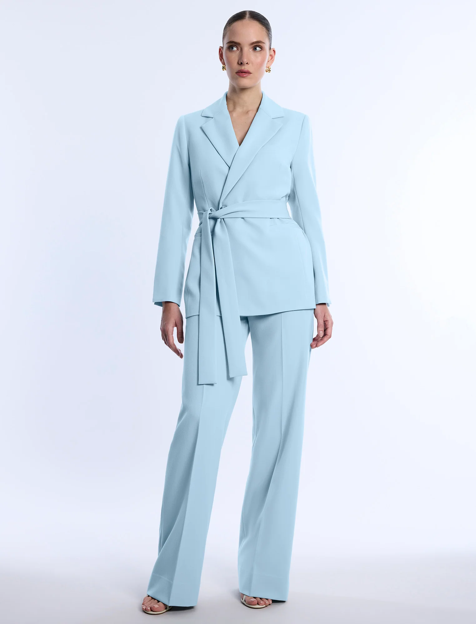 Belted Tailored Jacket - Builderot