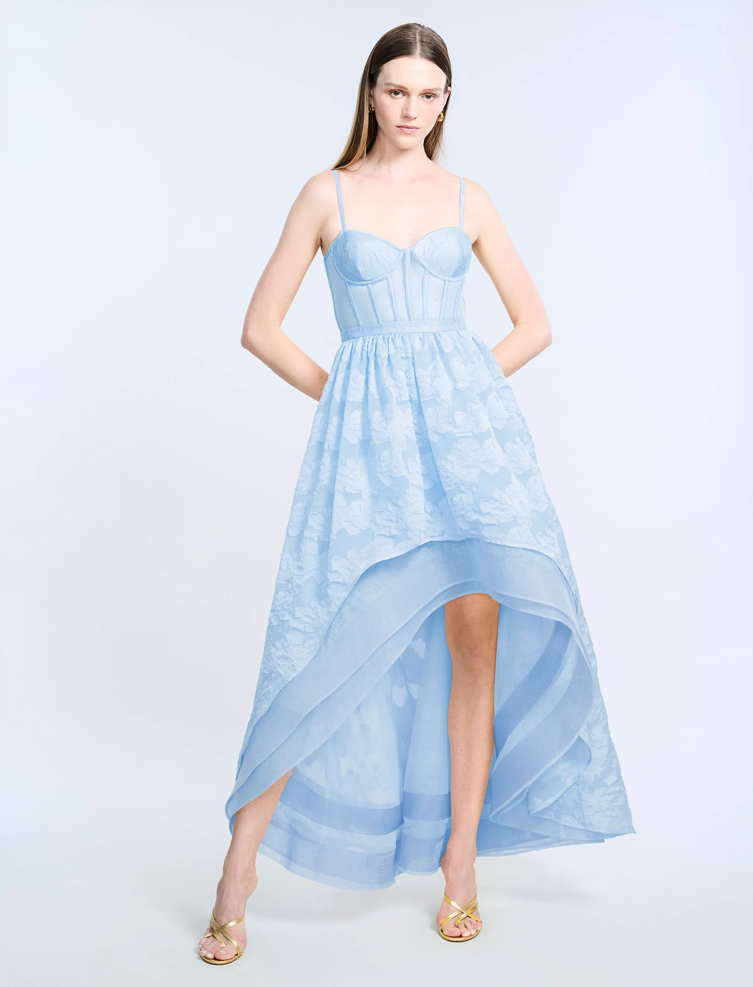 High Low Organza Tulle Gown - Builderot