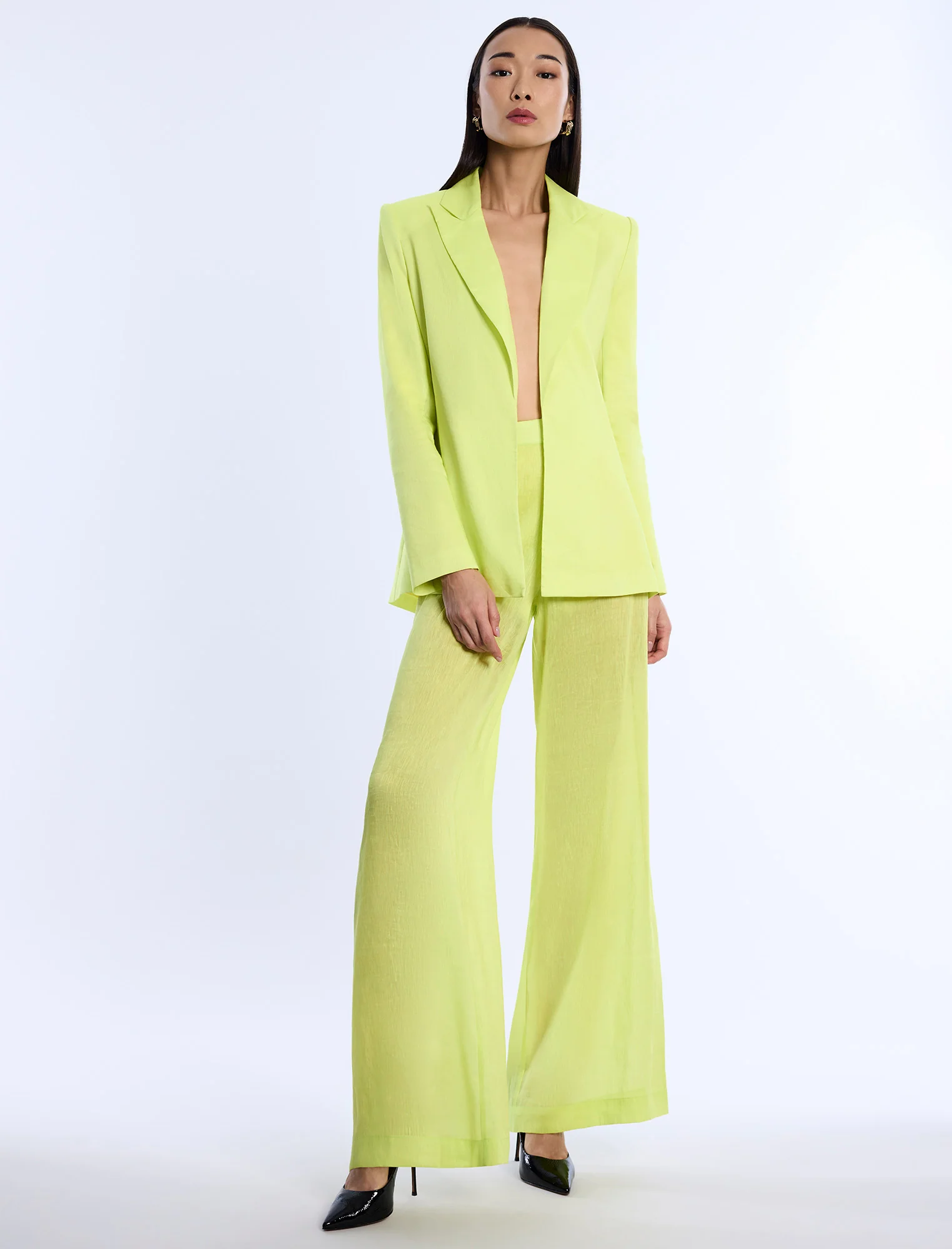 Airy Sheer Textured Pant - Builderot