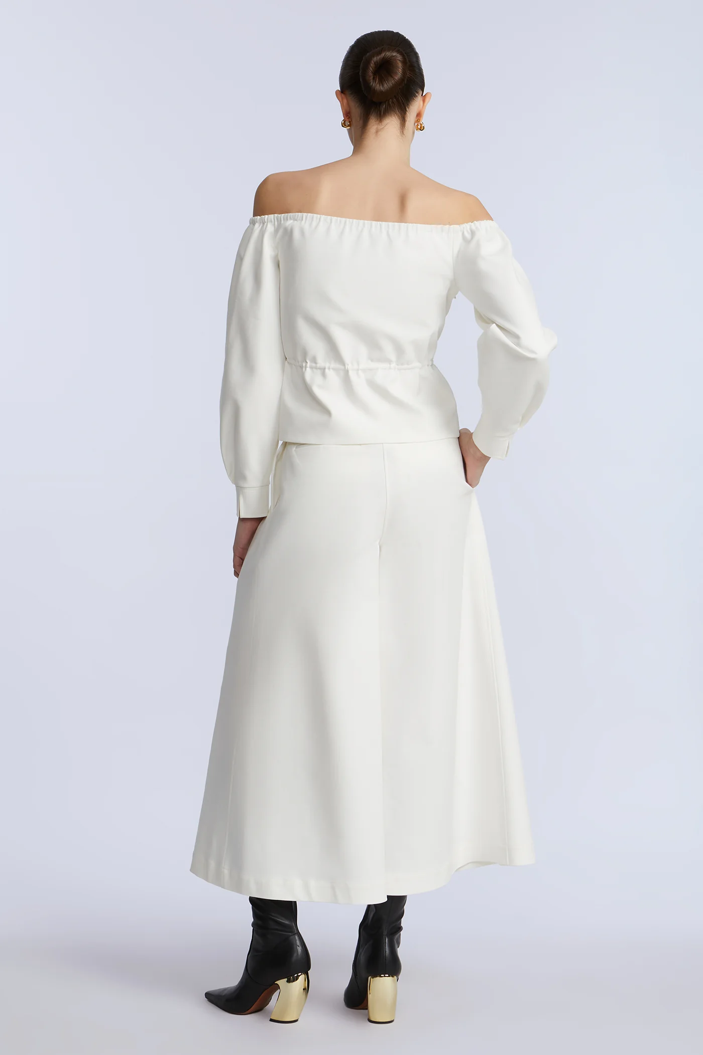 Pleated Front Crop Pant - Builderot