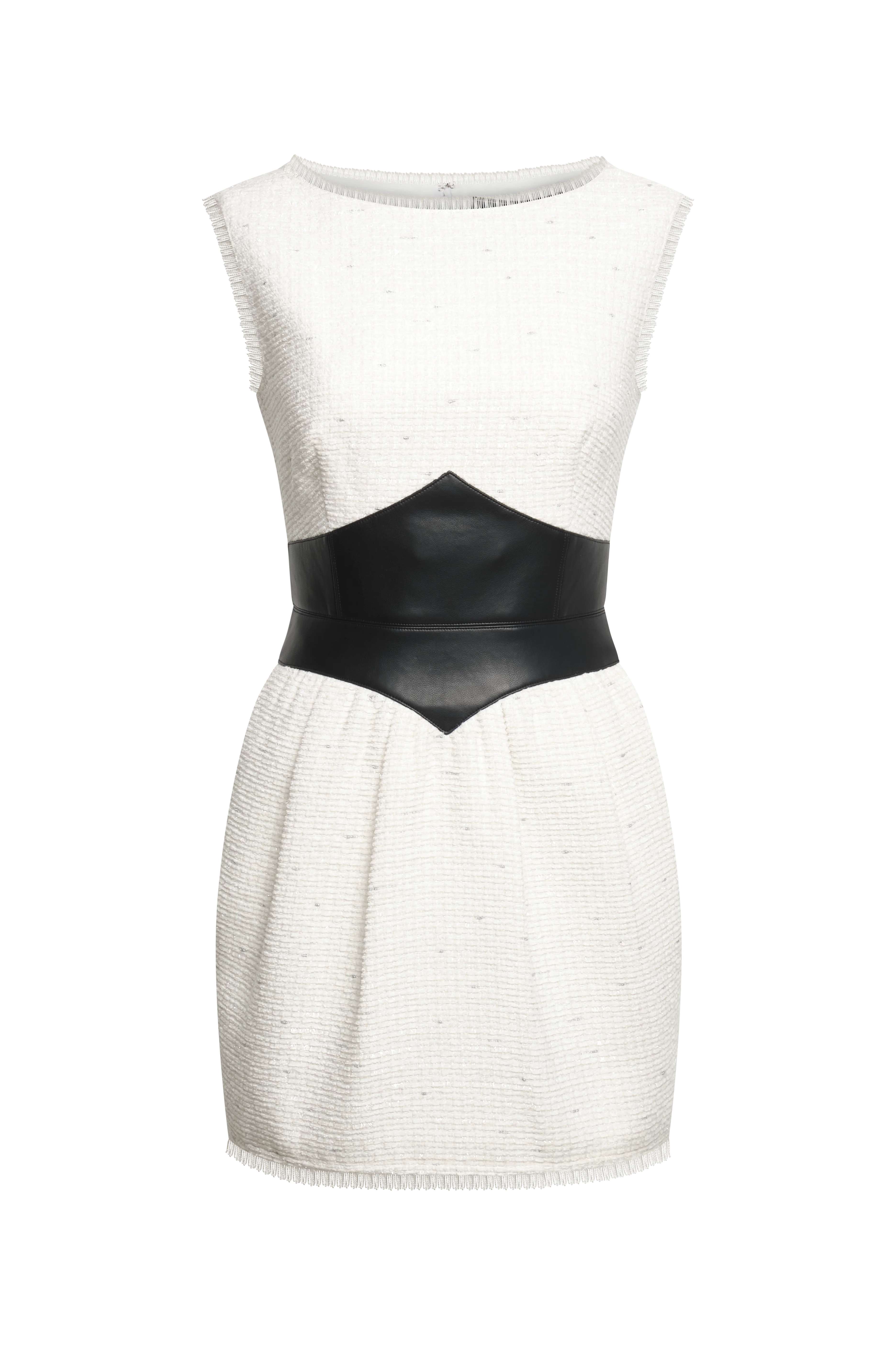 Leather Tweed Dress - Builderot