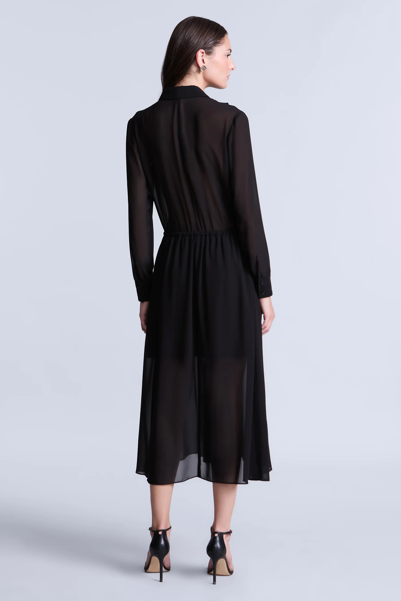 Solid Ruffle Dress - Builderot