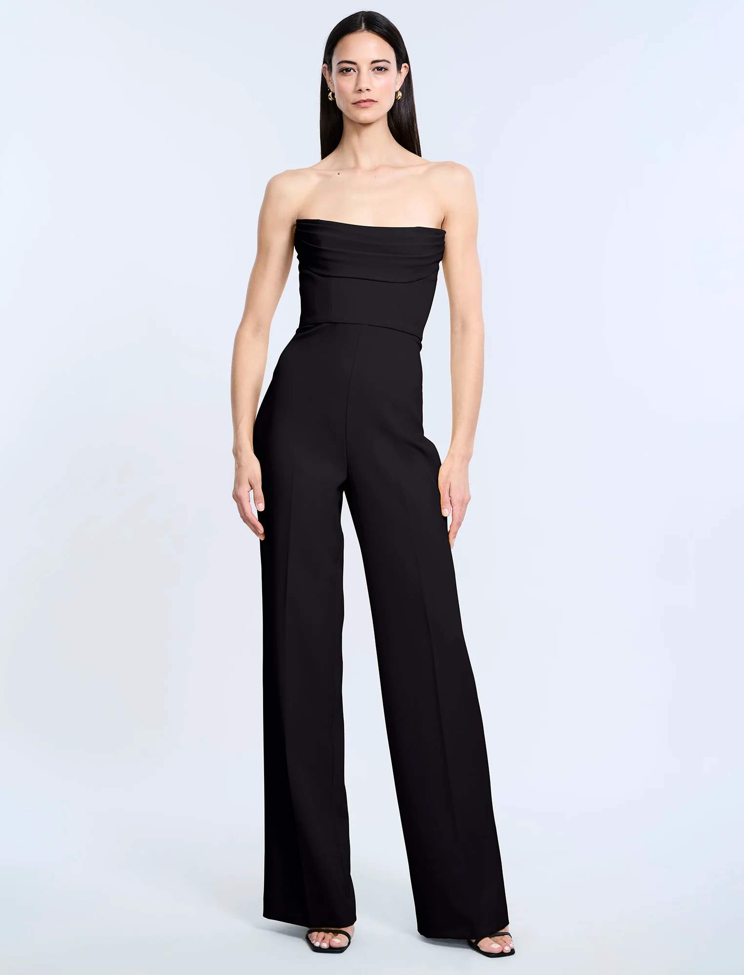Corset Jumpsuit With Drape - Builderot