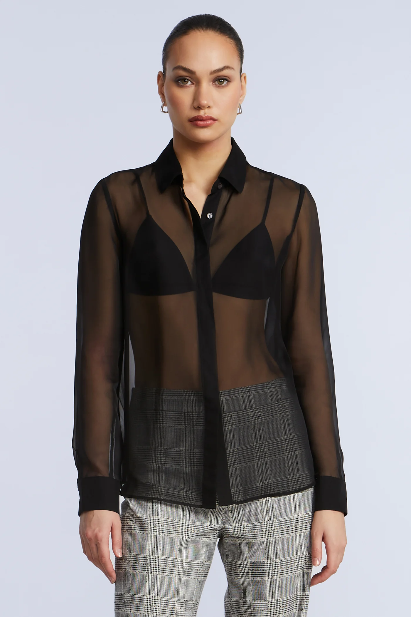 Chiffon Button Down - Builderot