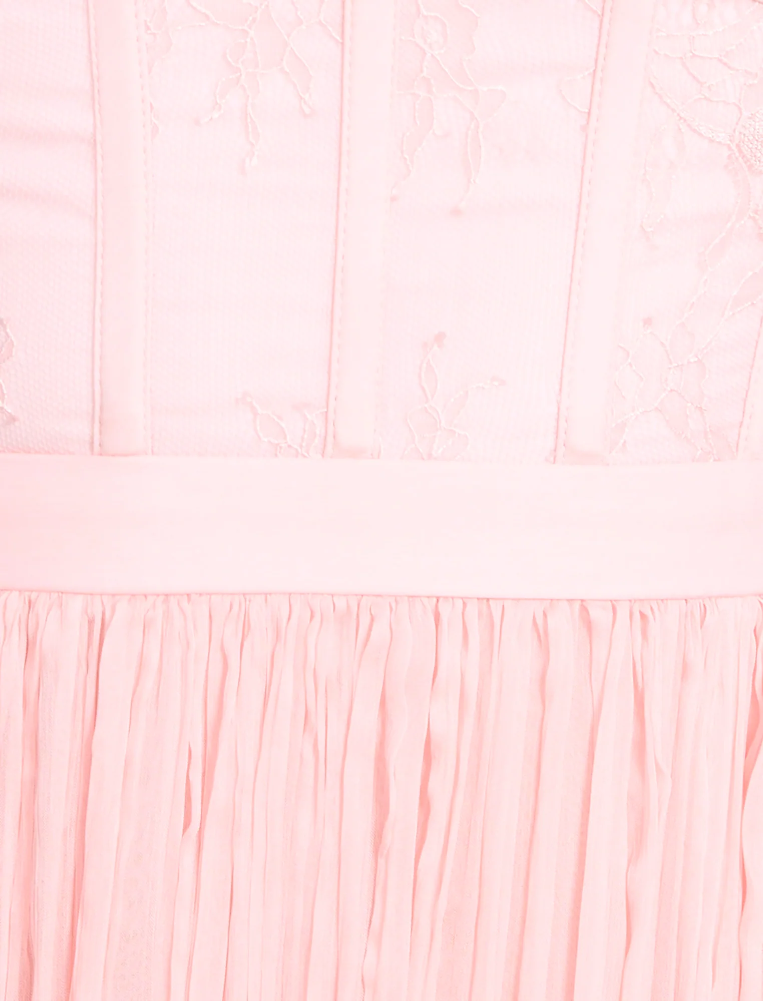 Lace Bodice Chiffon Rufle Gown - Builderot