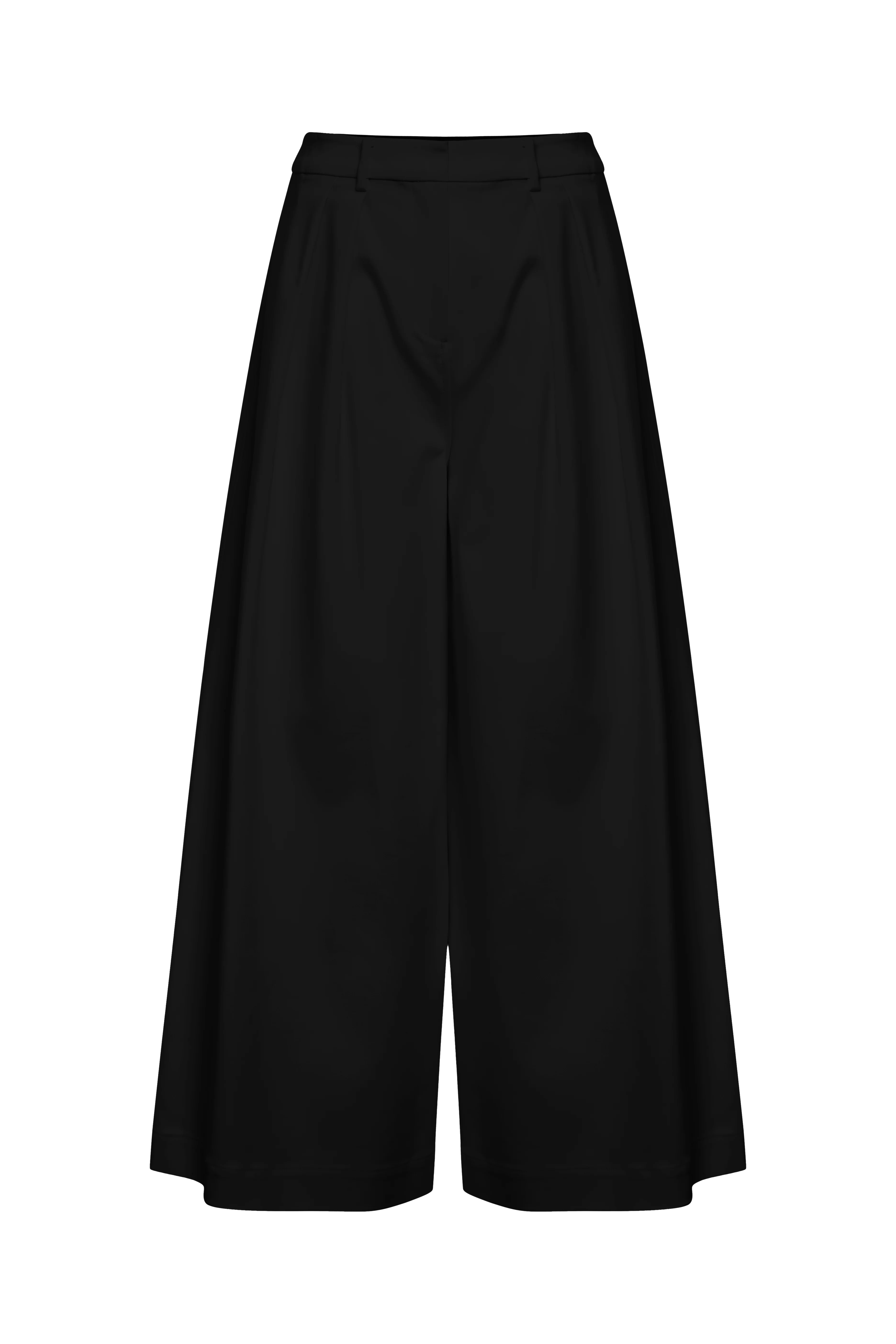 Pleated Front Crop Pant - Builderot