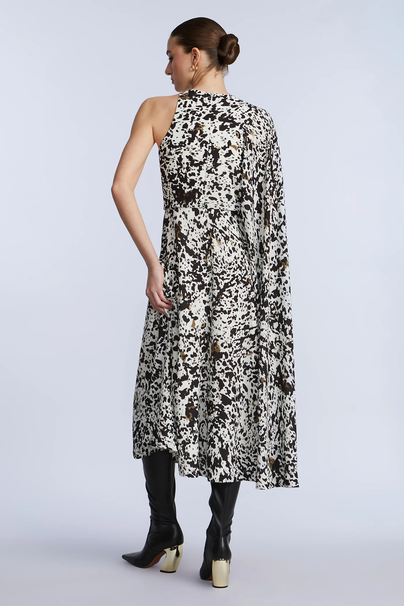 One Sleeve Midi Dress - Builderot